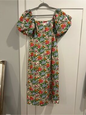 Tuckernuck | Dresses | Tuckernuck Portia Dress Crimson Poppy Cotton Linen  Bow Back Maxi Sz M New | Poshmark